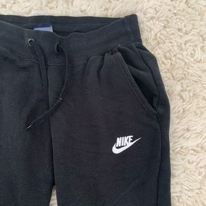 black Nike seatpants